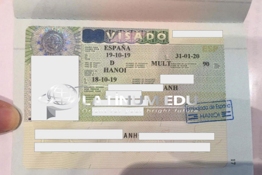 Visa du học Tây Ban Nha sinh viên N.T.Anh