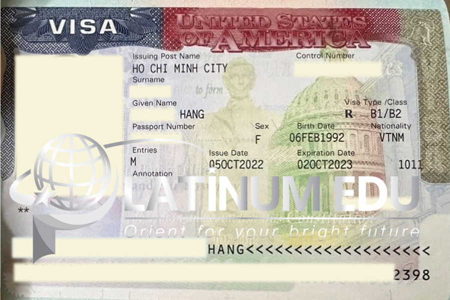 Visa du lịch Mỹ thời hạn 01 năm