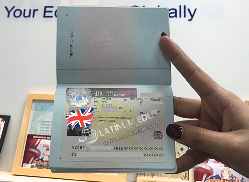 Platinum Edu xử lý thành công Visa Anh Quốc cho Cô Hiền