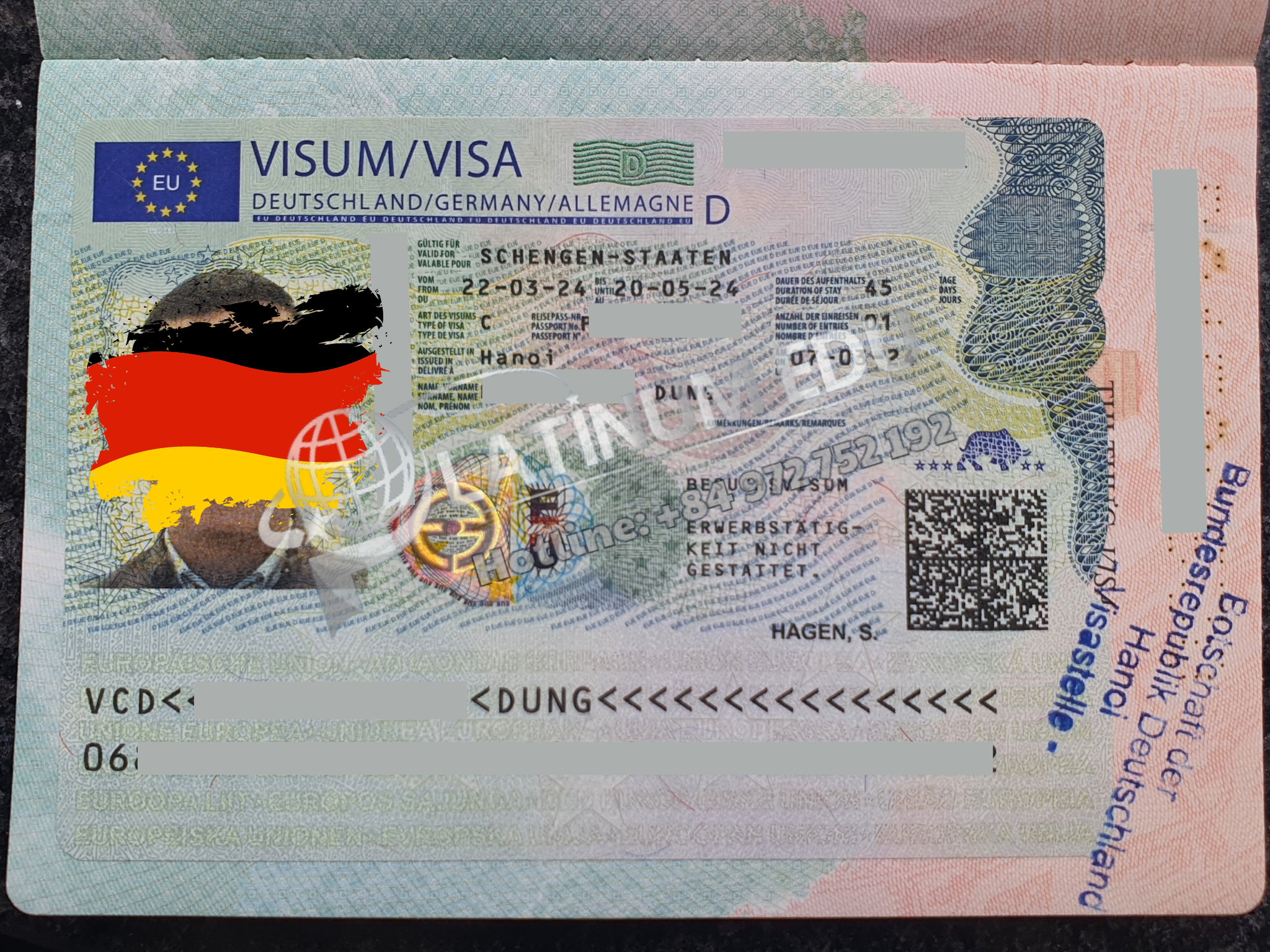 EduGlobal thành công rinh về Visa thăm thân Châu Âu cho Anh Dũng