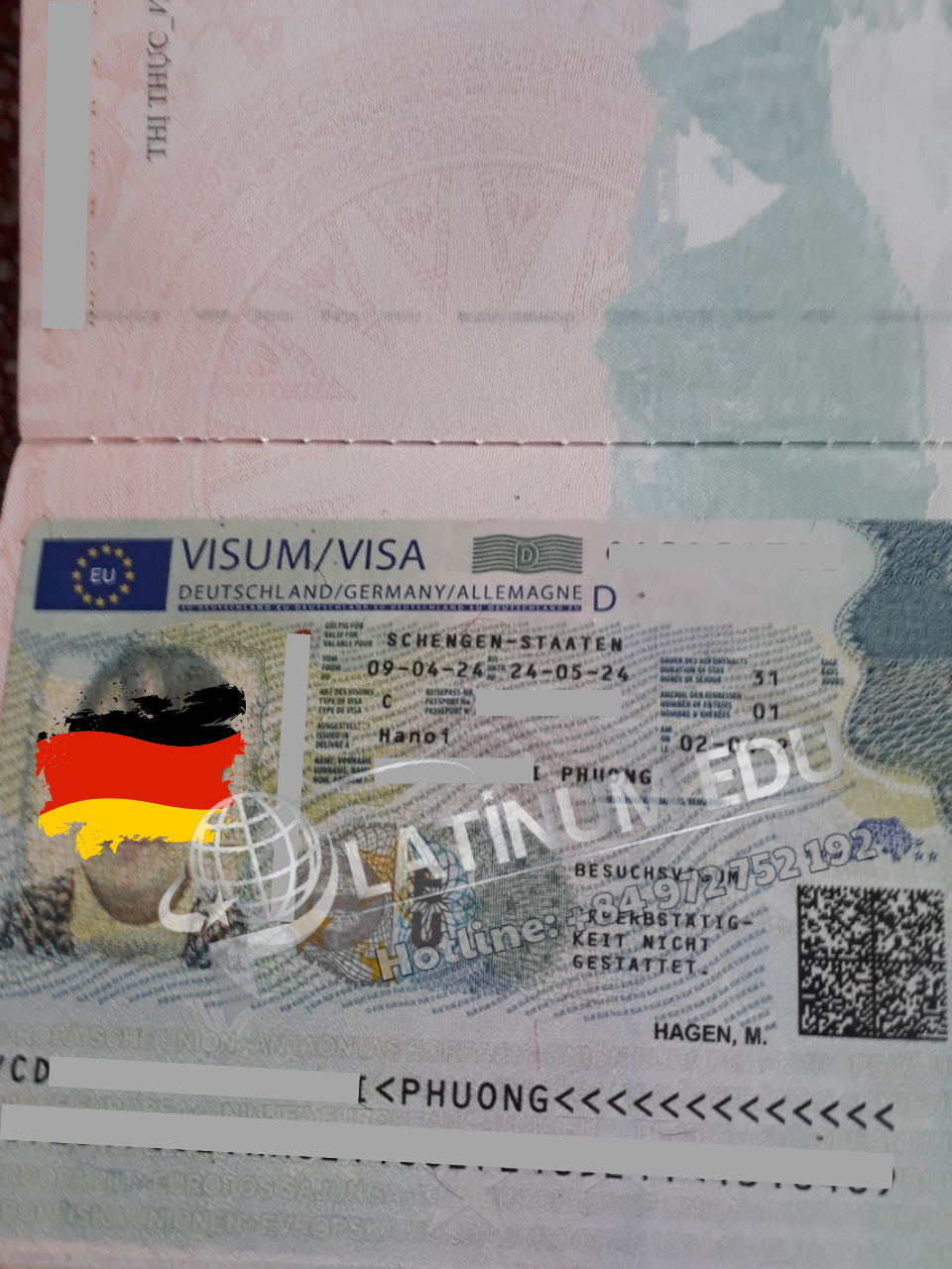 Platinum Edu thành công xử lý Visa Châu Âu cho Chị Phương